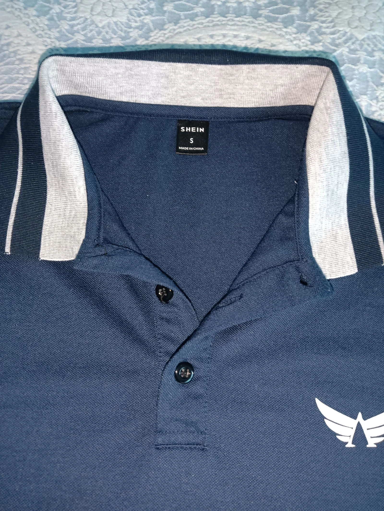 Polo Masculino Azul Escuro  – photo 2